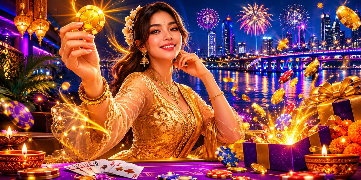 Pengguna wanita berbaju kebaya di Johor memainkan rummy dalam talian dengan keselamatan data terjamin