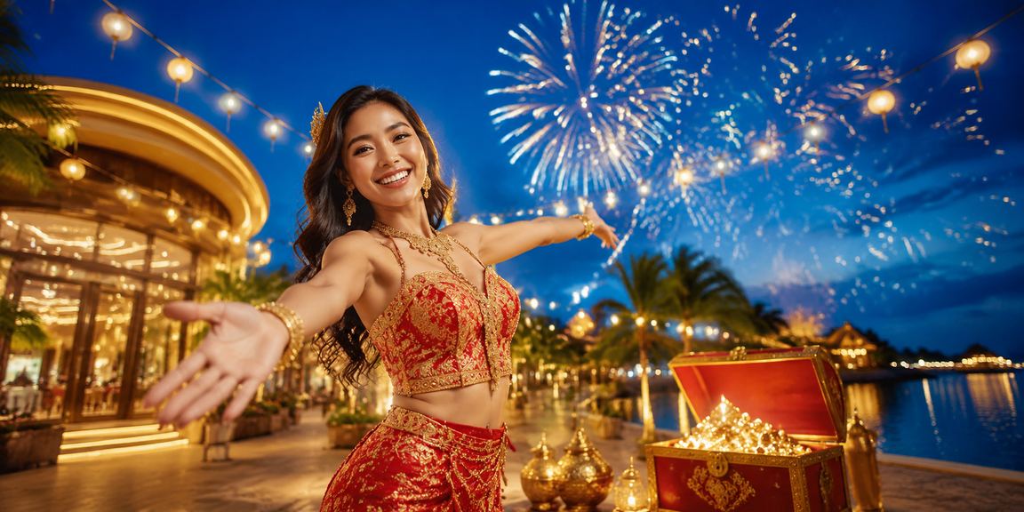 Pengguna di Langkawi menikmati pengalaman pertaruhan dalam talian dalam suasana pantai gaya Melayu